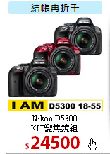 Nikon D5300<br>
KIT變焦鏡組