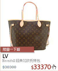 Neverfull 經典花紋托特包