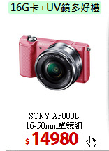 SONY A5000L<br>
16-50mm單鏡組