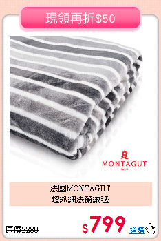 法國MONTAGUT<BR>超纖細法蘭絨毯