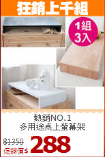 熱銷NO.1<BR>多用途桌上螢幕架