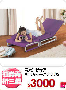 高炭鋼管骨架<BR>紫色嘉年華沙發床/椅