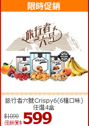 旅行者六號Crispy6(6種口味)任選4盒