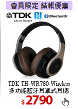 TDK TH-WR780 Wireless<BR>
多功能藍牙耳罩式耳機