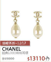 經典LOGO珠珠耳環
