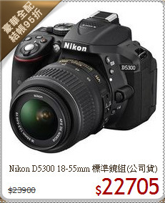 Nikon D5300 18-55mm
標準鏡組(公司貨)