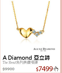 The Heart系列美鑽項鍊