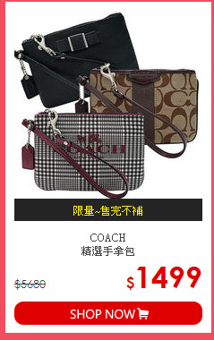 COACH<br>
精選手拿包