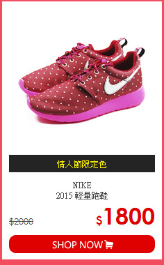 NIKE<br>
2015 輕量跑鞋