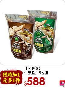 【笑蒡隊】<br>牛蒡脆片5包組
