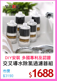交叉導水除氯過濾器組