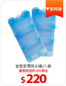 宜居家環保冰磚2入裝
