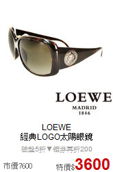 LOEWE<BR>
經典LOGO太陽眼鏡