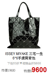 ISSEY MIYAKE 三宅一生<BR>6*6手提肩背包