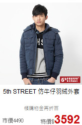 5th STREET
仿牛仔羽絨外套