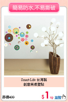 Smart-Life 台灣製<BR>
創意無痕壁貼