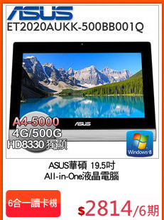 ASUS華碩 19.5吋
All-in-One液晶電腦