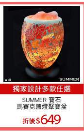 SUMMER 寶石
馬賽克鹽燈聚寶盆