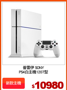 普雷伊 SONY
PS4白主機1207型