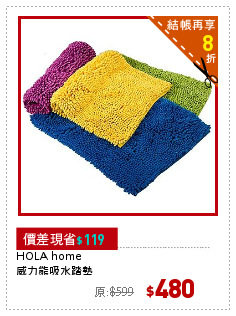 HOLA home
威力熊吸水踏墊