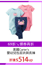 美國Carter's
嬰幼兒包屁衣與長褲