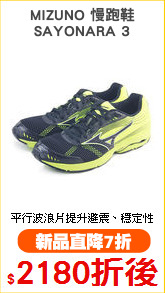 MIZUNO 慢跑鞋
SAYONARA 3