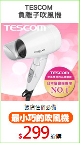 TESCOM 
負離子吹風機