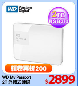 WD My Passport
2T 外接式硬碟