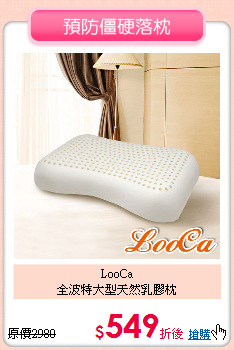 LooCa<BR>
全波特大型天然乳膠枕