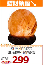 SUMMER寶石<BR>
職場招財USB鹽燈