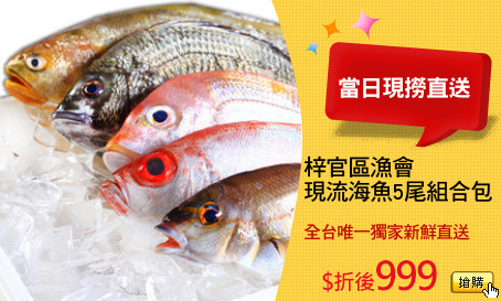 梓官區漁會
現流海魚5尾組合包