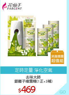 去味大師
銀離子噴霧機(1正+3補)
