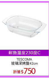 TESCOMA
玻璃深烤盤42cm