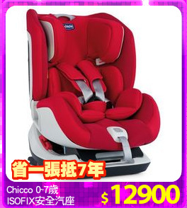 Chicco 0~7歲
ISOFIX安全汽座