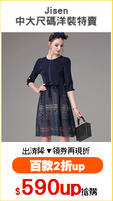 Jisen
中大尺碼洋裝特賣