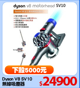 Dyson V8 SV10
無線吸塵器