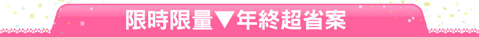 限時限量▼年終超省案