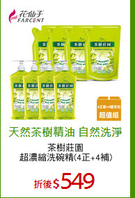 茶樹莊園
超濃縮洗碗精(4正+4補)