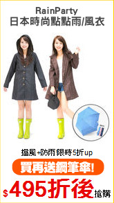 RainParty
日本時尚點點雨/風衣