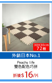 Peachy life
雙色配色巧拼