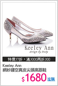 Keeley Ann
網紗鏤空真皮尖頭高跟鞋