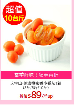 人字山-美濃橙蜜香小番茄1箱
(3斤/5斤/10斤)