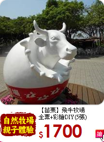 【苗栗】飛牛牧場<br>
全票+彩繪DIY(5張)