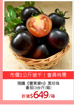預購《饗果樂N》黑珍珠
番茄(3台斤/箱)