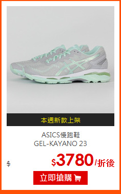 ASICS慢跑鞋 <br>
GEL-KAYANO 23