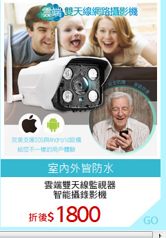 雲端雙天線監視器
智能攝錄影機