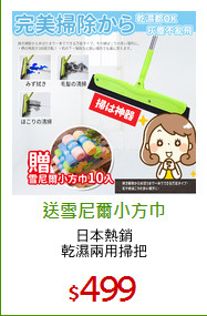 日本熱銷
乾濕兩用掃把
