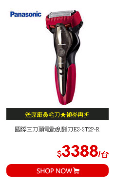 國際三刀頭電動刮鬍刀ES-ST2P-R